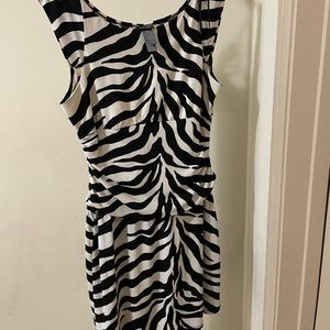 Zebra print dress